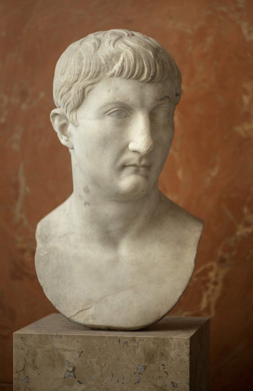 Kunst Rom Büste des Drusus der Jüngere (13 v. Chr. - 23 n. Chr.) Marmor von Roman Roman