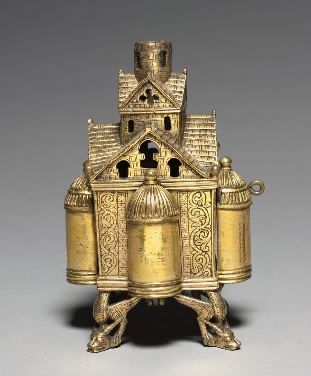 Weihrauchbrenner und Ständer für ein Altarkreuz, 1150-1175 von Romanesque