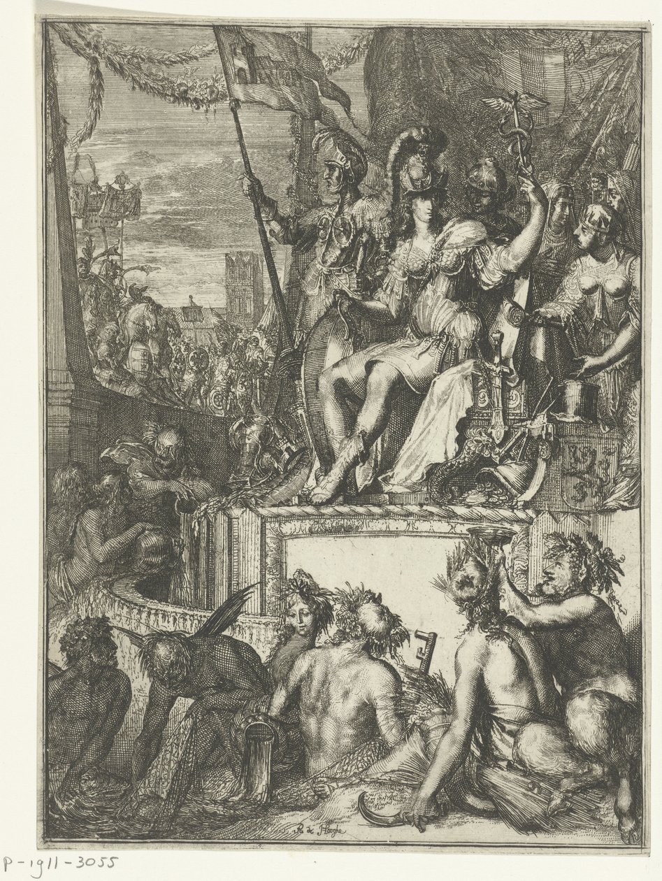 Allegorische Darstellung des (See-)Handels von Romeyn de Hooghe