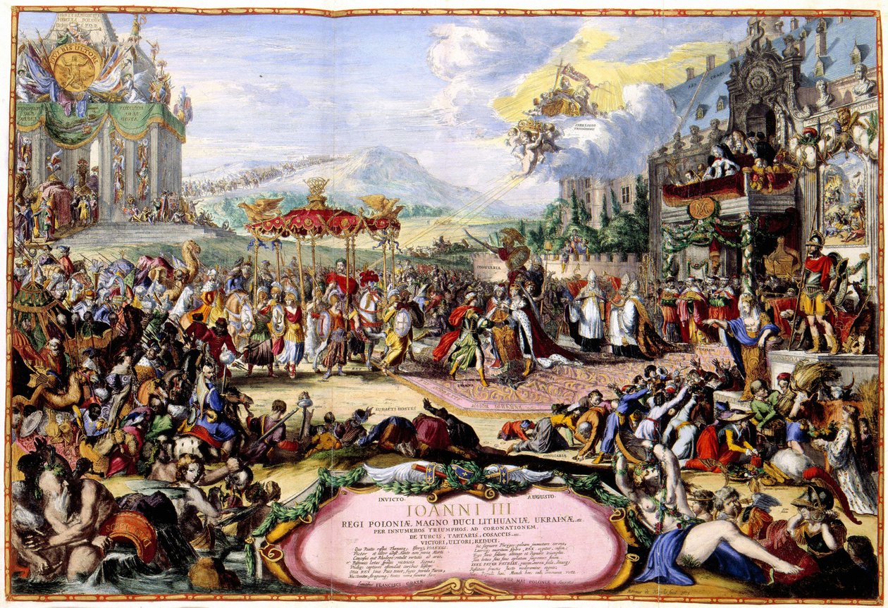 Allegorie auf König Johann III. Sobieski, 1675 von Romeyn de Hooghe