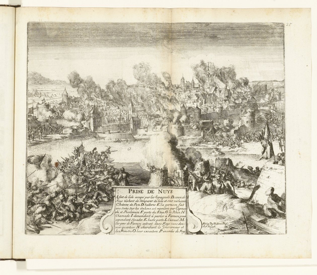 Einnahme und Plünderung von Neuss, 1586 von Romeyn de Hooghe