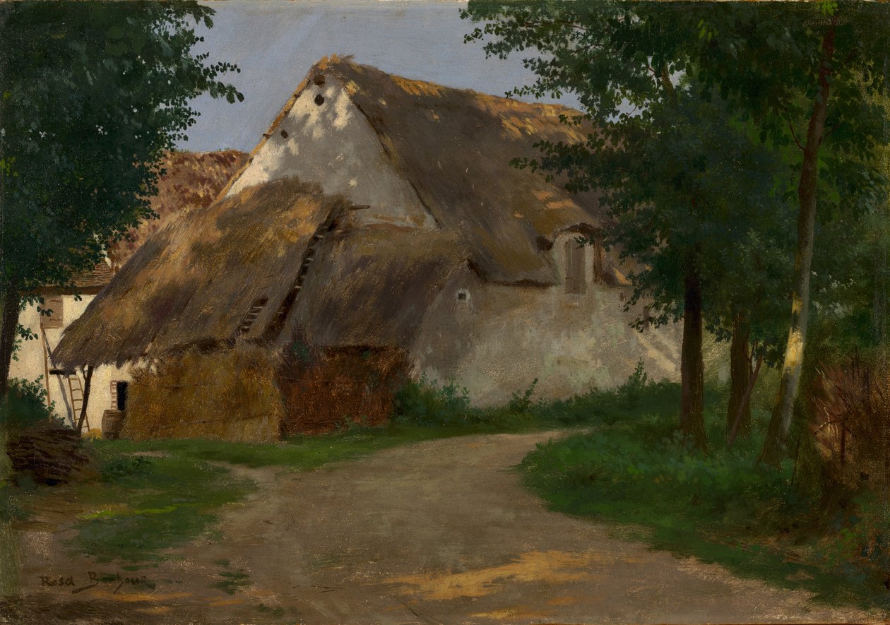 Der Bauernhof am Waldeingang, 1860-1880 von Rosa Bonheur