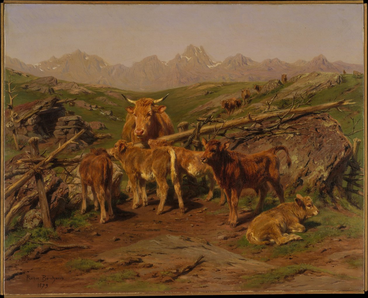 Absetzen der Kälber von Rosa Bonheur