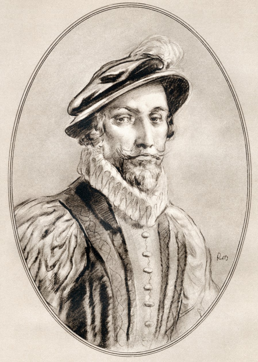 Sir Walter Raleigh, aus Living Biographies of Famous Men von Ross Gordon