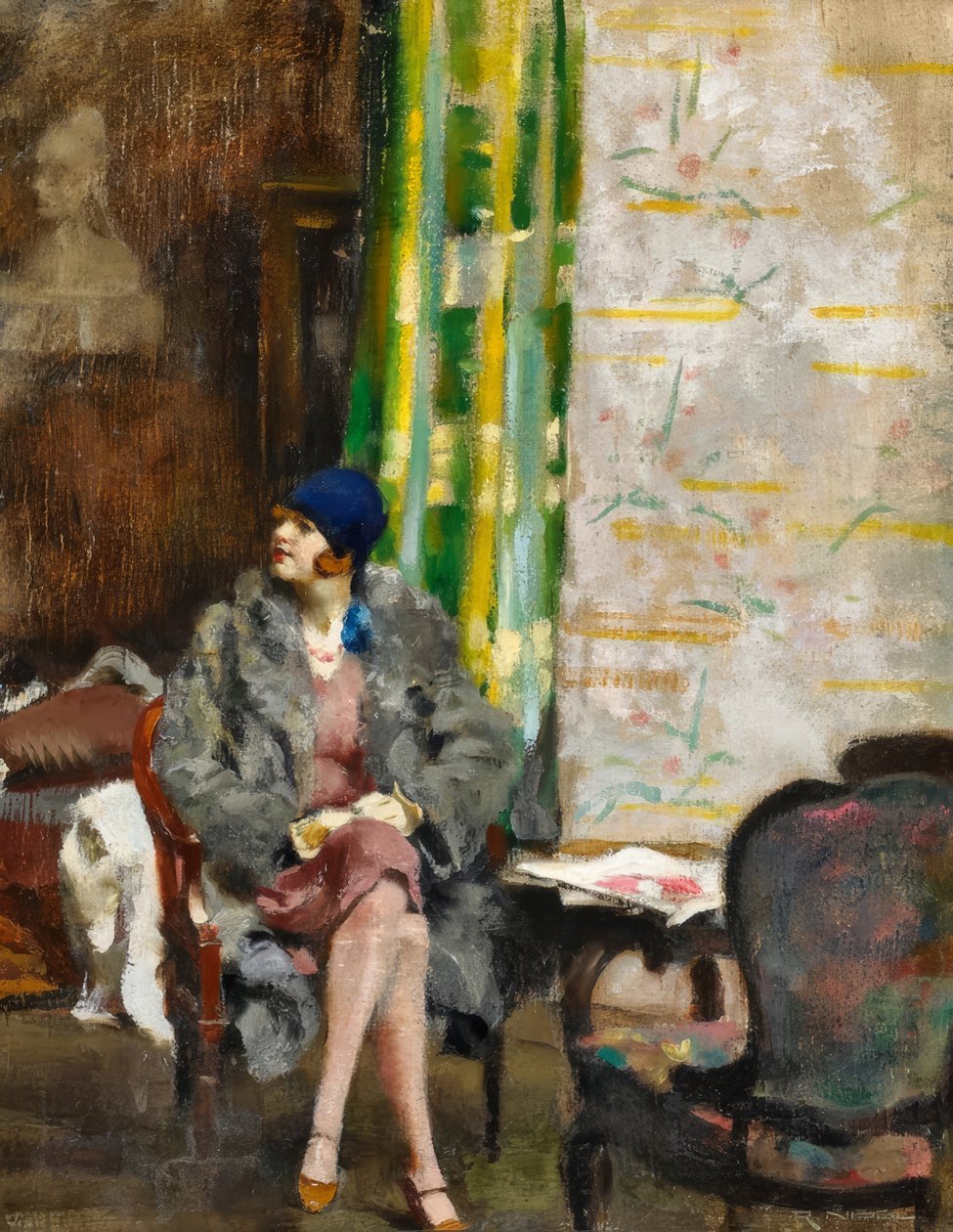 Der blaue Hut von Rudolf Nissl