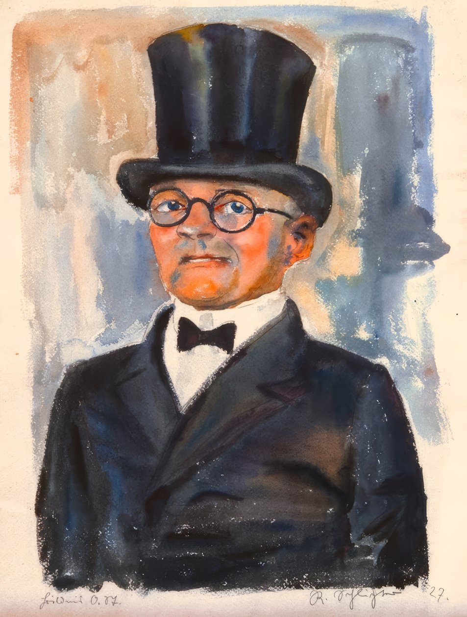 Bildnis O. St. von Rudolf Schlichter