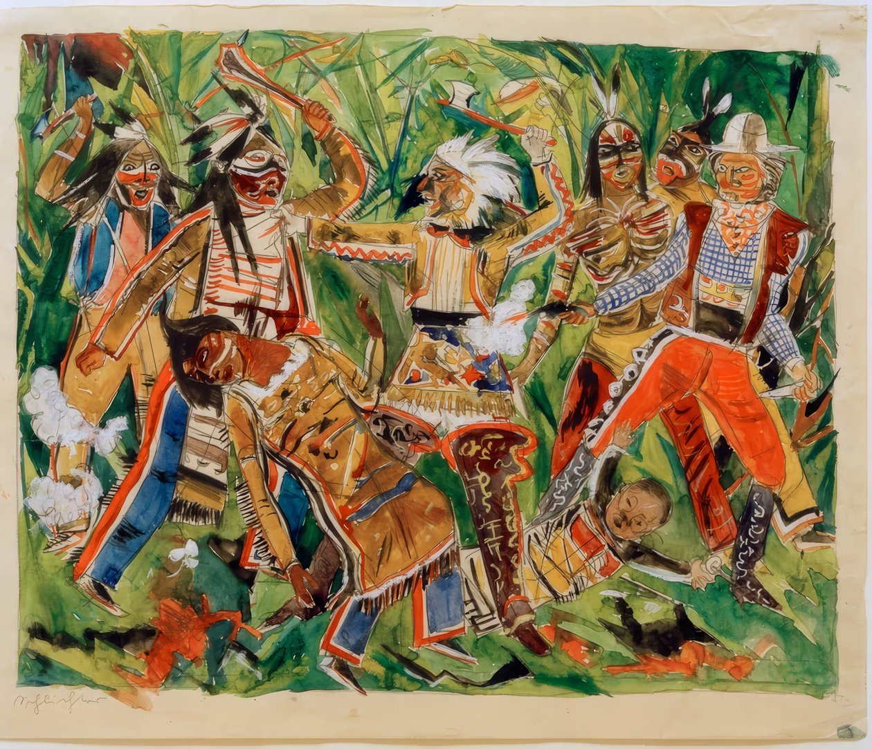 Wild-West von Rudolf Schlichter