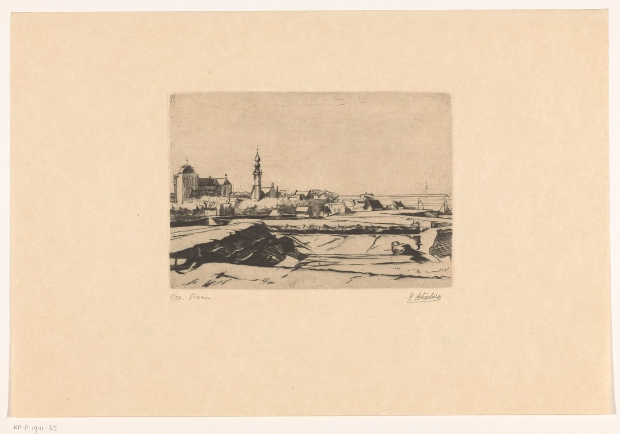 Veere von Rudolf Schönberg (signed by artist)