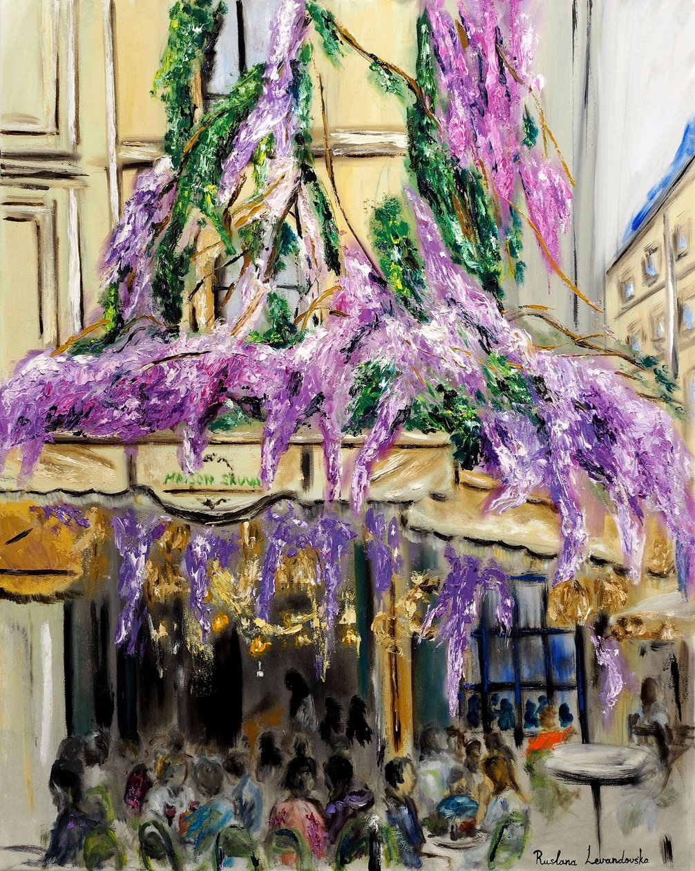 Maison Sauvage Paris - Glyzinien von Ruslana Levandovska