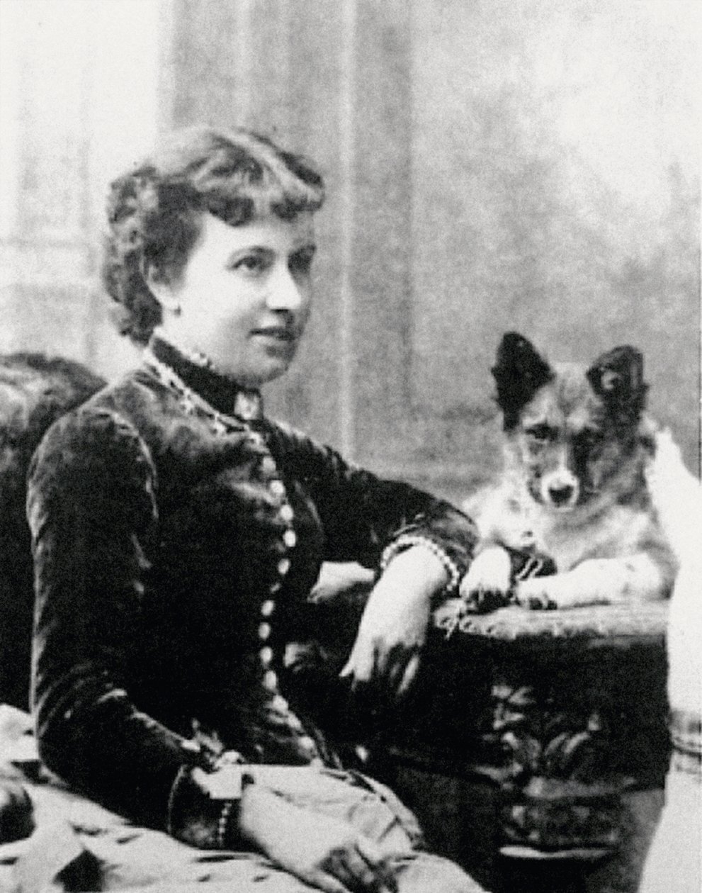 Sofia Kowalewskaja - Sofia Wassiljewna Kowalewskaja (1850-1891), um 1880 von Russian Photographer