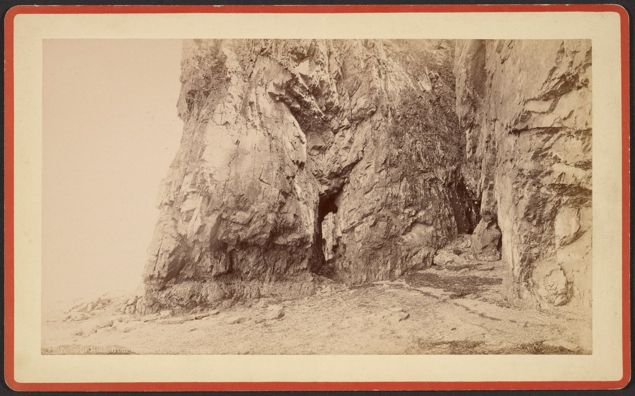 Split Rock von Norden, Mt. Desert von S.R. Stoddard
