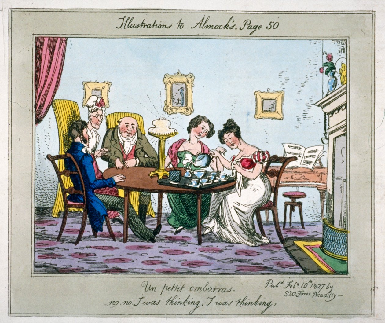 Ein kleines Missgeschick, nein, nein. Ich dachte nach, ich dachte nach, 1827 von SW Fores