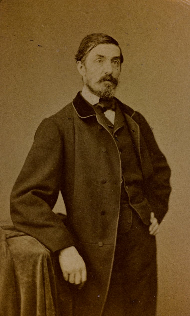 Porträt von Auguste Paul Charles Anastasi, französischer Maler; carte de visite (s/w Foto) von S. Berthaud