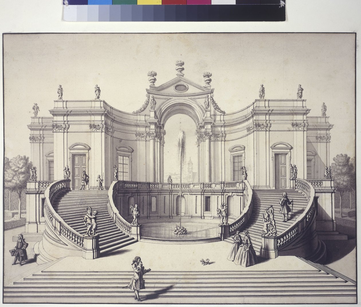 Gartenpalast in den Gärten des Liechtensteinpalastes, Rossau, Wien von Salomon Kleiner
