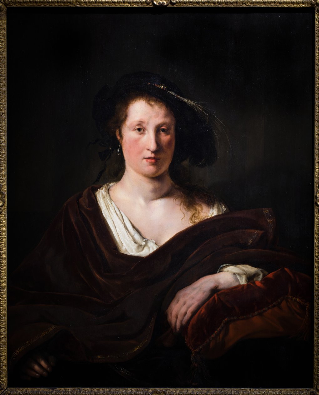 Frau im Maskenkostüm oder Semiramis von Salomon de Bray