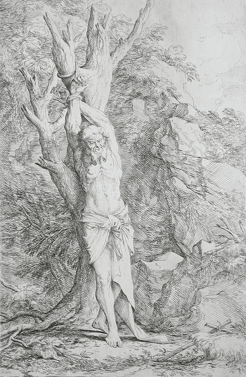 Albert, Gefährte des Heiligen Wilhelm von Salvator Rosa
