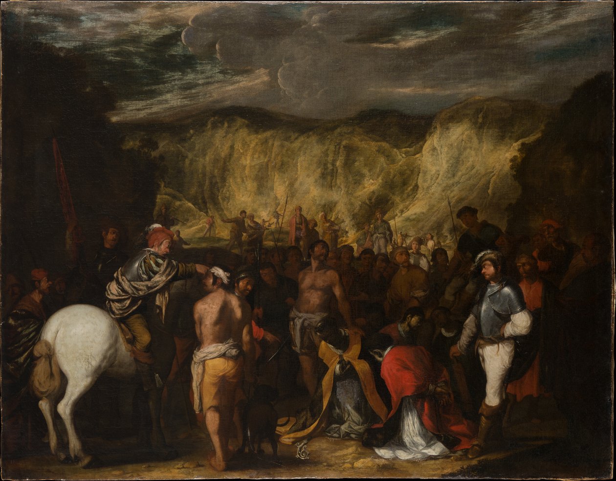 Das Martyrium des heiligen Januarius und seiner Gefährten von Salvator Rosa