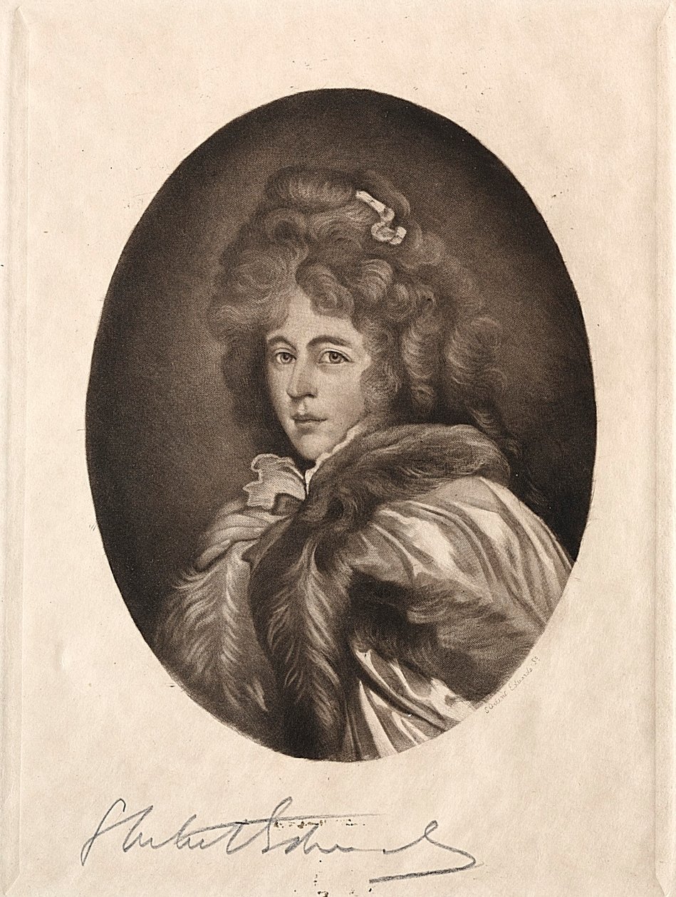 Miss Farren, Gräfin von Derby von Samuel Arlent Edwards