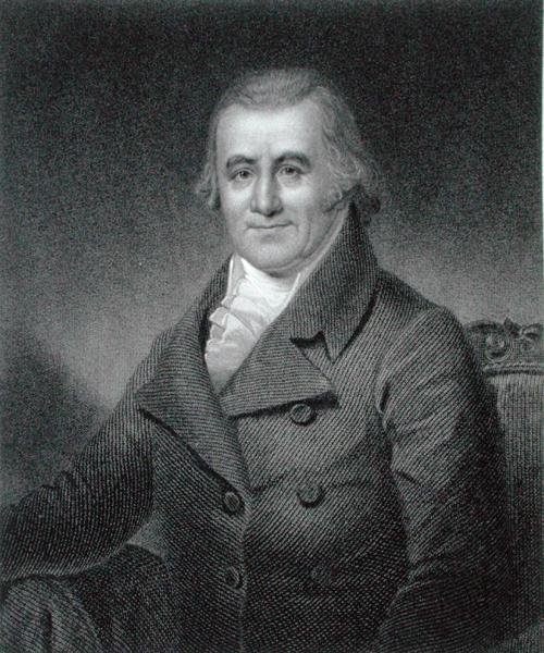 Caspar Wistar (1761-1818) graviert von William G. Jackman (fl.c.1841-60) (Gravur) von Samuel Bell (after) Waugh