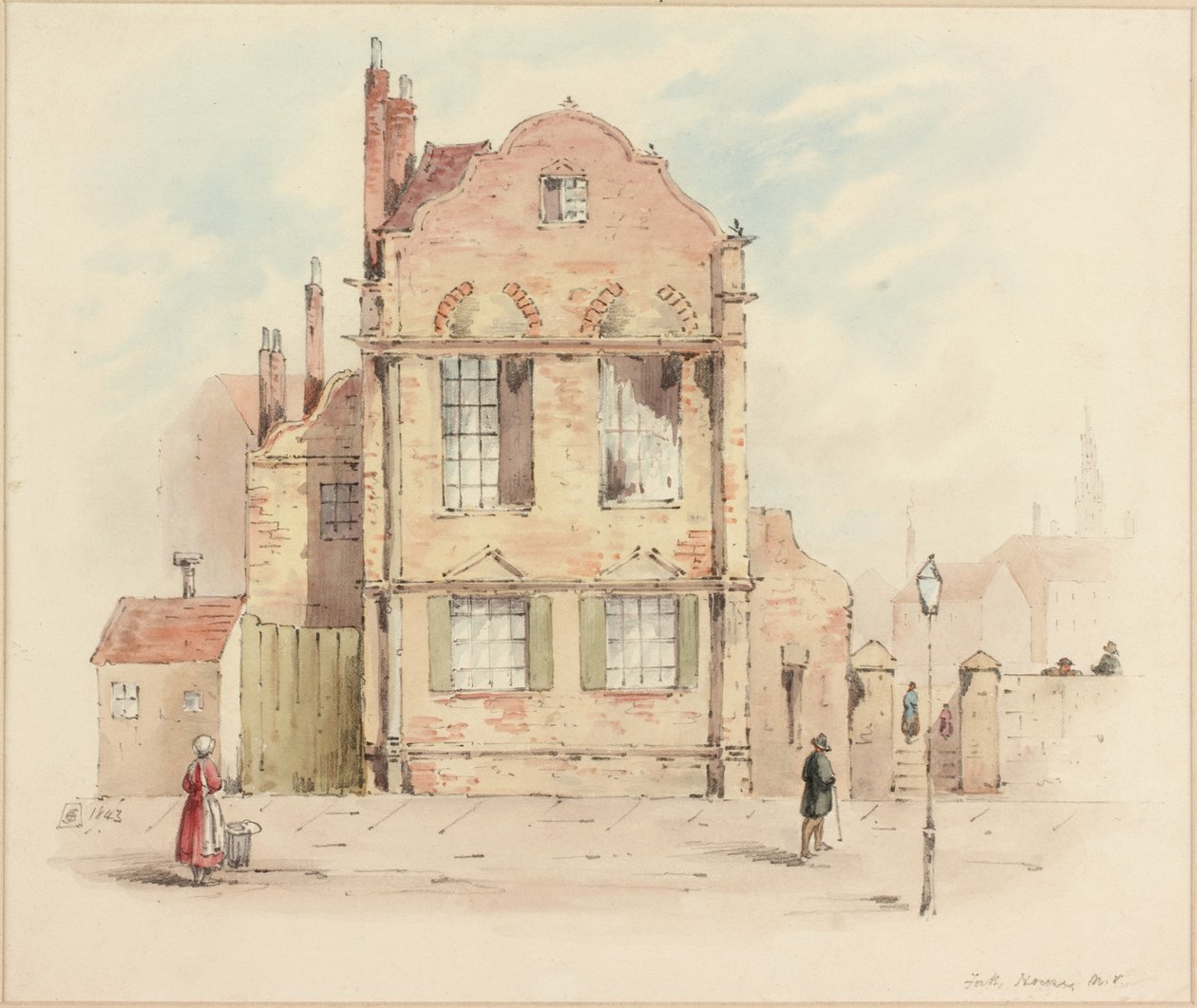 Forth House, Newcastle upon Tyne, 1843 von Samuel Bilston