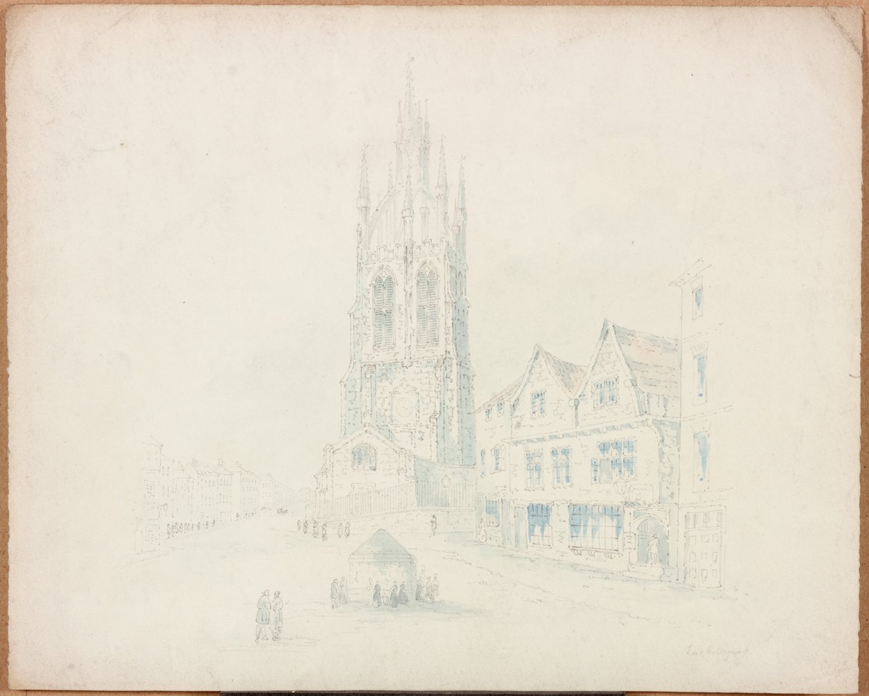 St.-Nikolaus-Kathedrale vom Haus von Lord Collingwood von Samuel Bilston