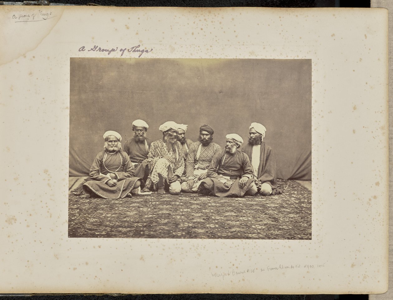 Simla; Gruppe von Thugs von Samuel Bourne
