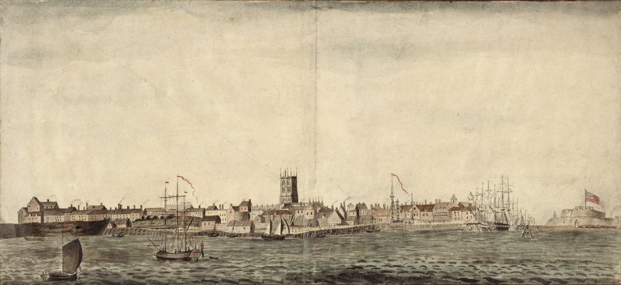 Südostansicht von Kingston upon Hull von Samuel Heywood