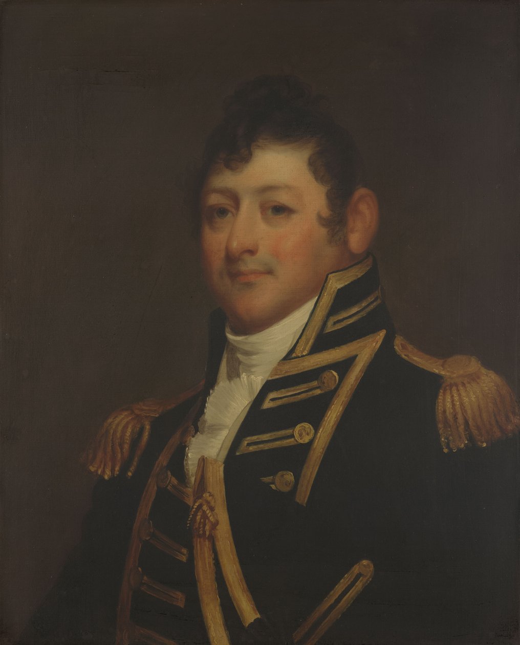 Kommodore Isaac Hull (1773-1843) (Kopie nach Gilbert Stuart) von Samuel Lovett Waldo