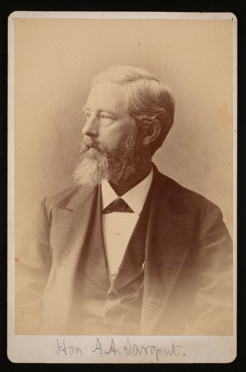Porträt von Aaron Augustus Sargent von Samuel Montague Fassett