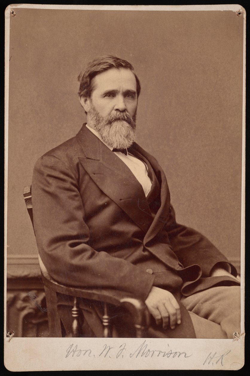 Porträt von Hon. W.F. Morrison von Samuel Montague Fassett
