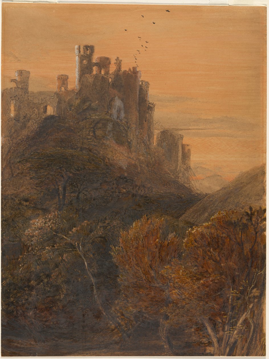 Das verzauberte Schloss bei Dämmerung von Samuel Palmer