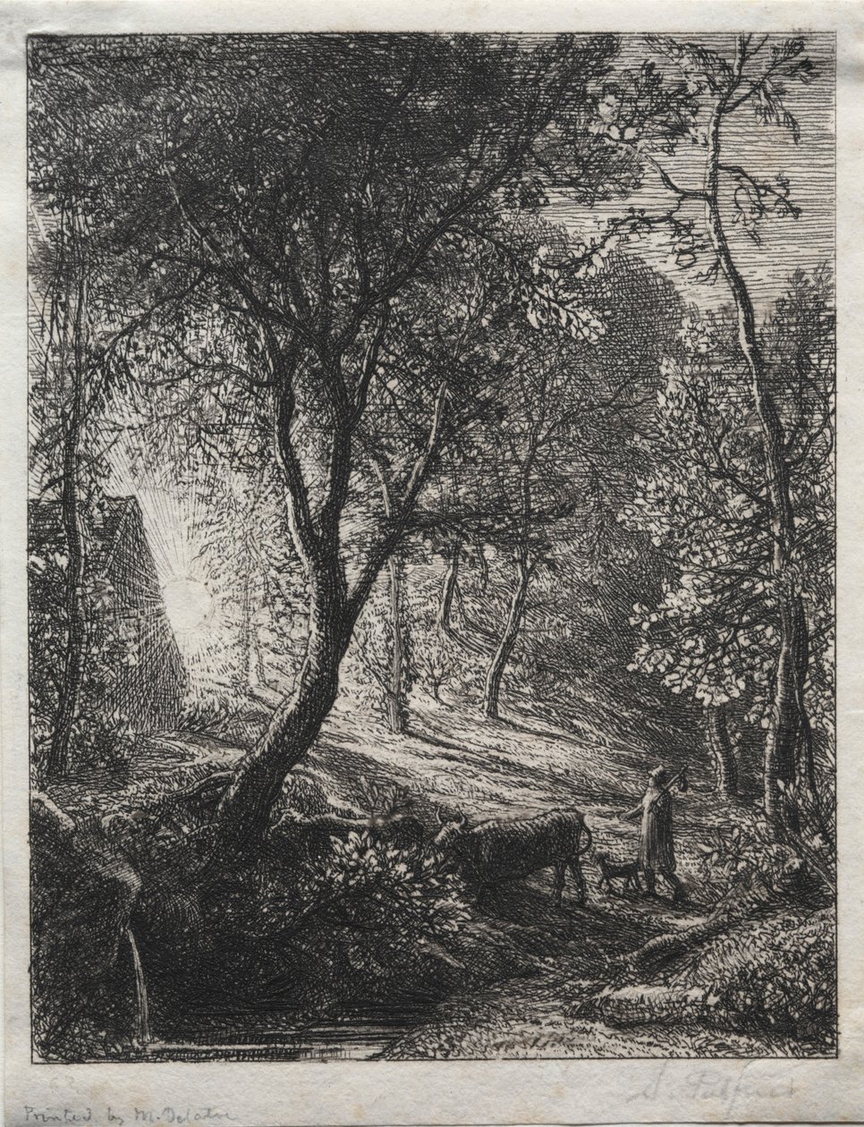 Das Hirtenhaus, 1850 von Samuel Palmer
