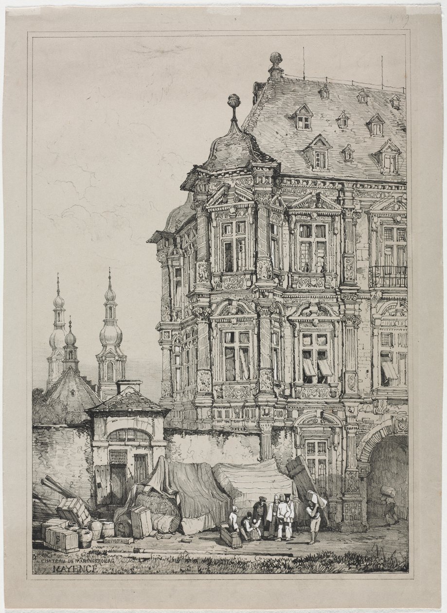 Schloss Martinsburg, Mainz, Deutschland von Samuel Prout