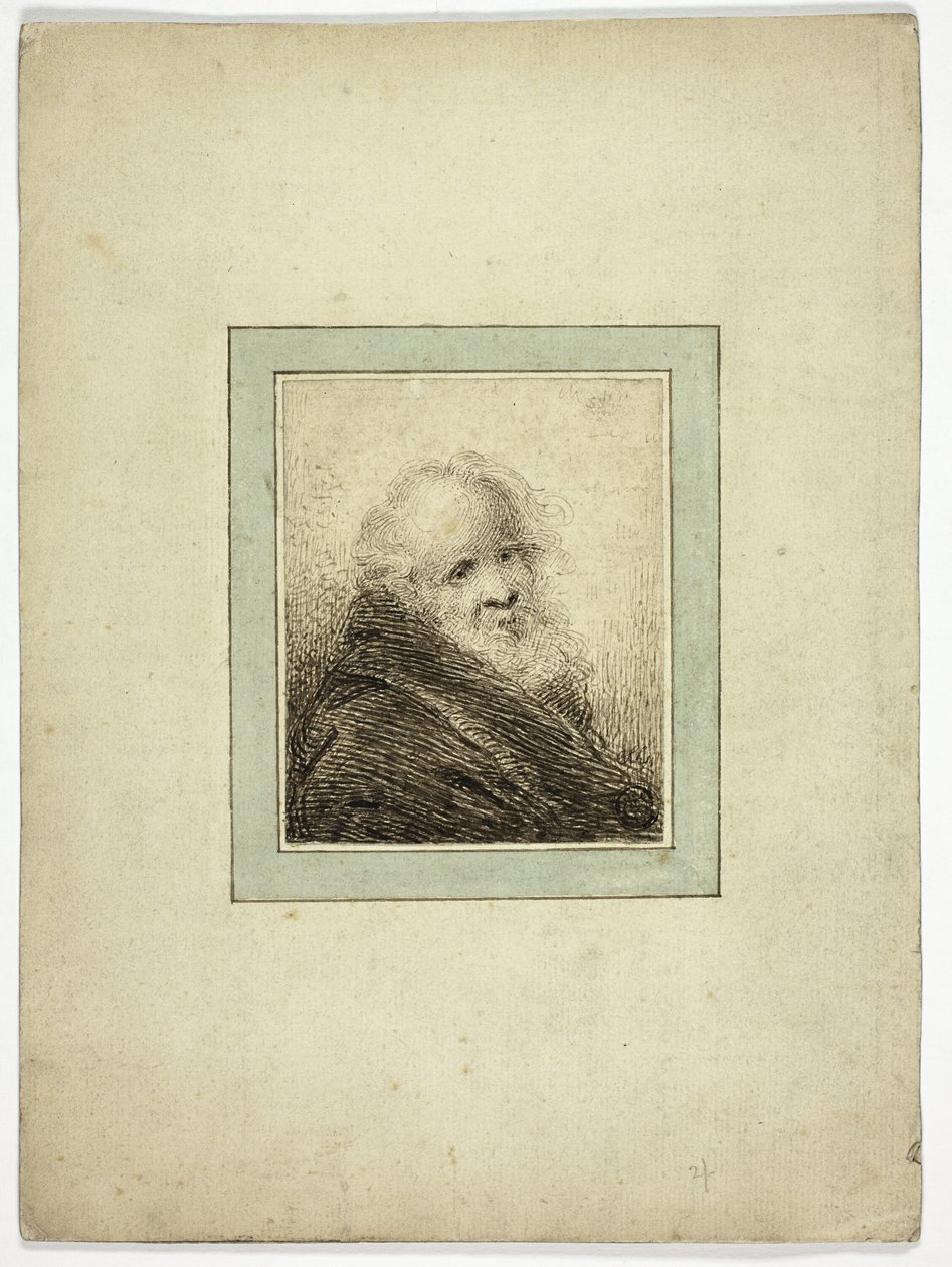 Büste eines alten Mannes von Samuel Shelley