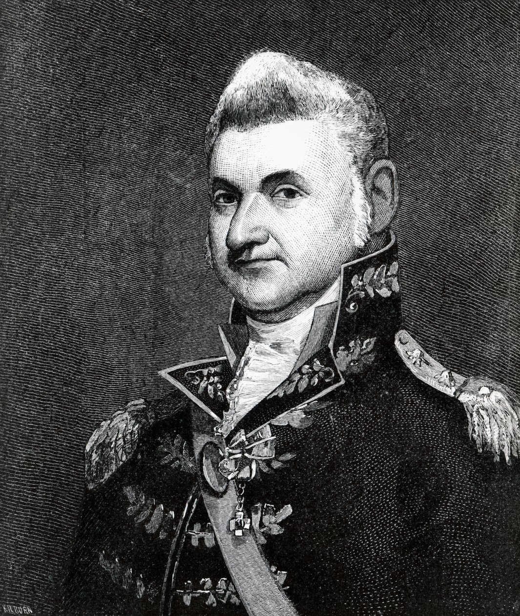 Porträt von Henry Dearborn (1751-1829) (Gravur) von Samuel Smith Kilburn