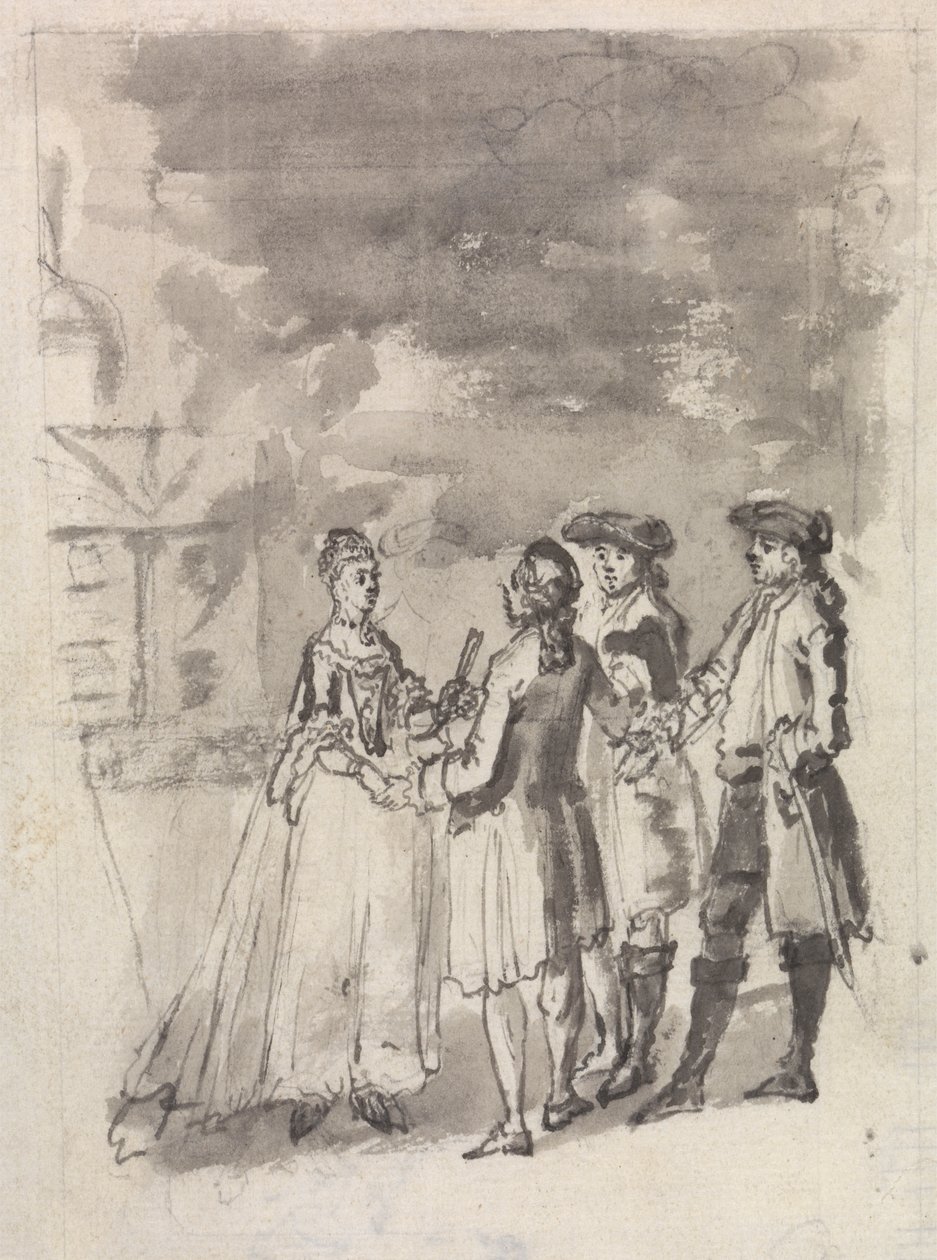 Die Theaterbesucher von Samuel Wale