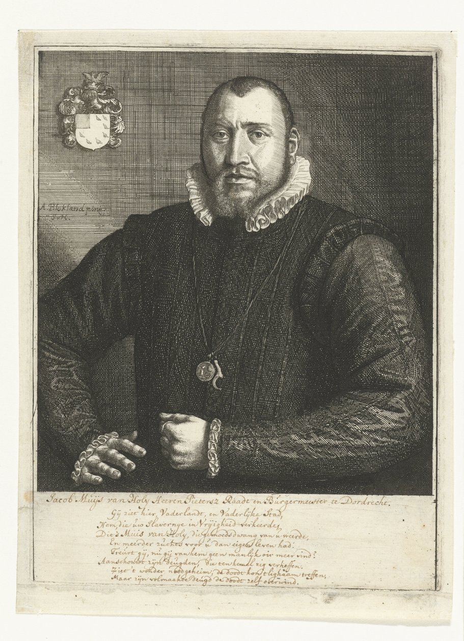 Porträt von Jacob Muys van Holy von Samuel van Hoogstraten