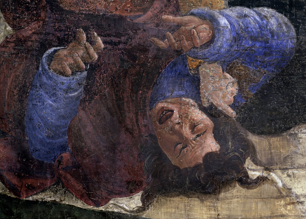 Geschichte des Lebens von Moses (Detail) von Sandro Botticelli