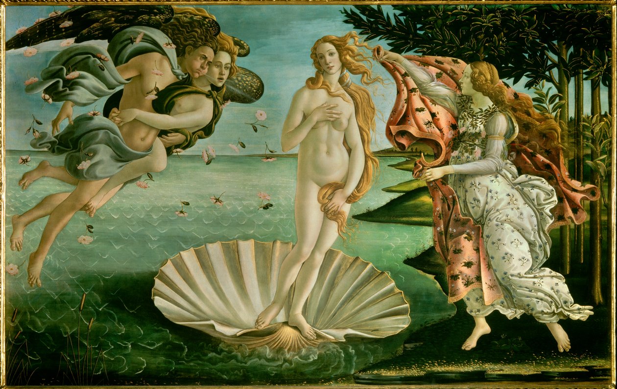 Die Geburt der Venus von Sandro (1444/5 1510) Botticelli