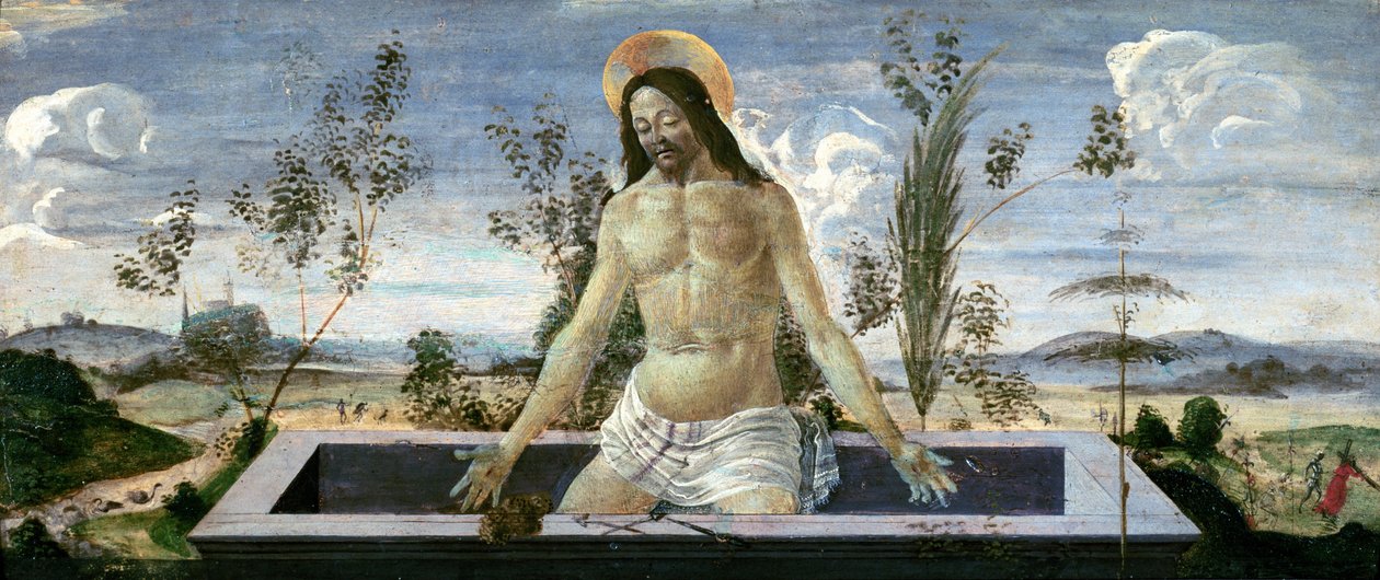 Predella-Panel, die Auferstehung darstellend, vom St. Barnabas-Altar