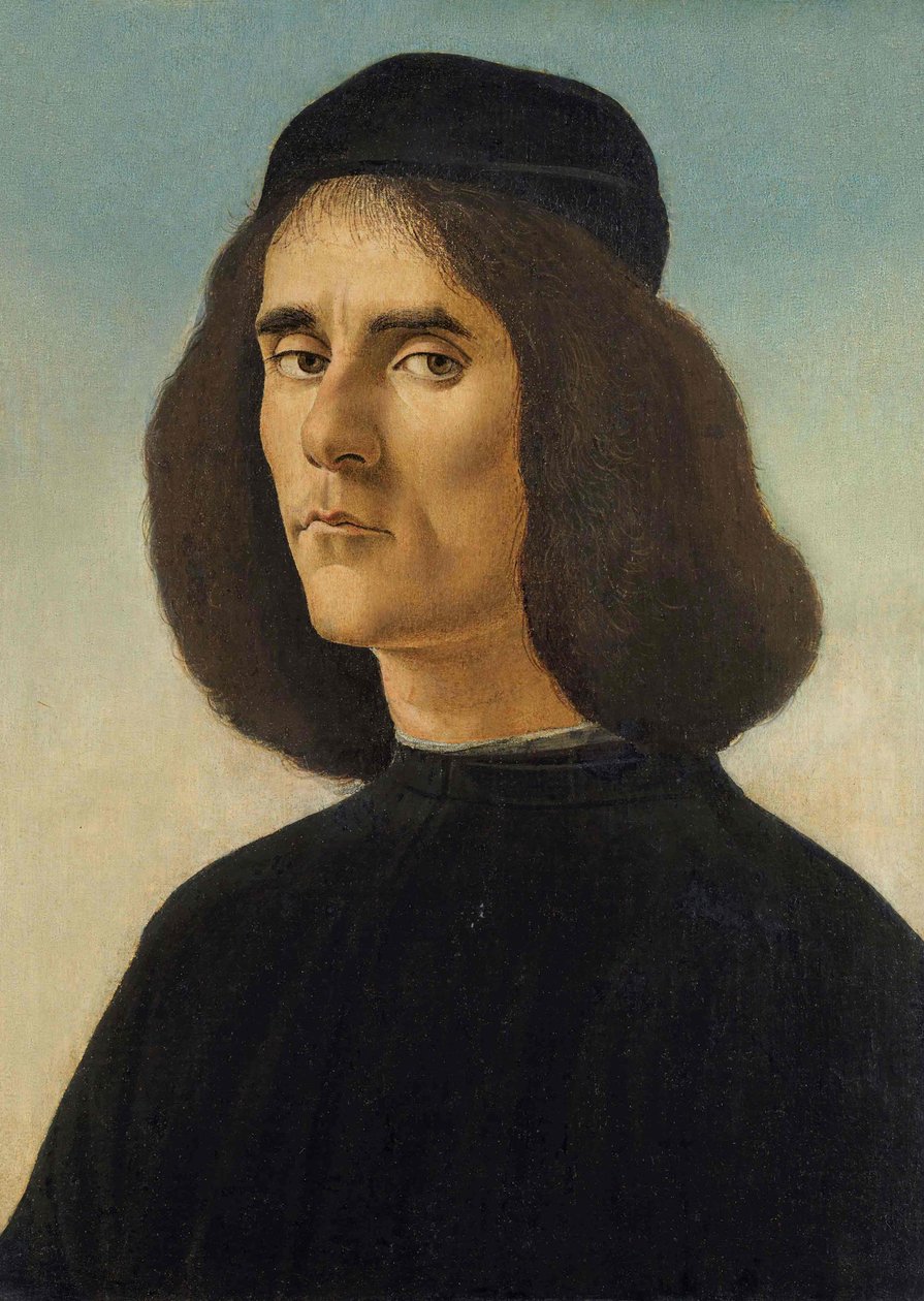 Porträt von Michael Tarchaniota Marullus, ca. 1500 von Sandro Botticelli