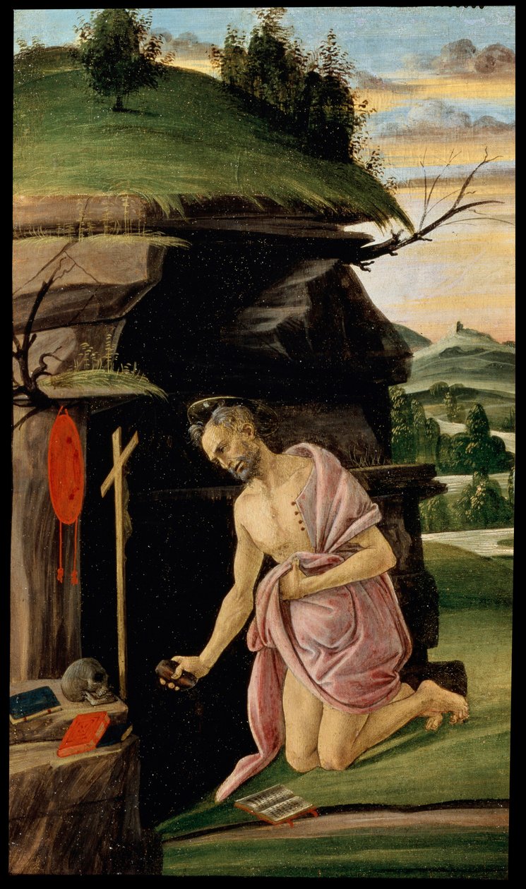 Heiliger Hieronymus, zwischen 1498 und 1505 von Sandro Botticelli