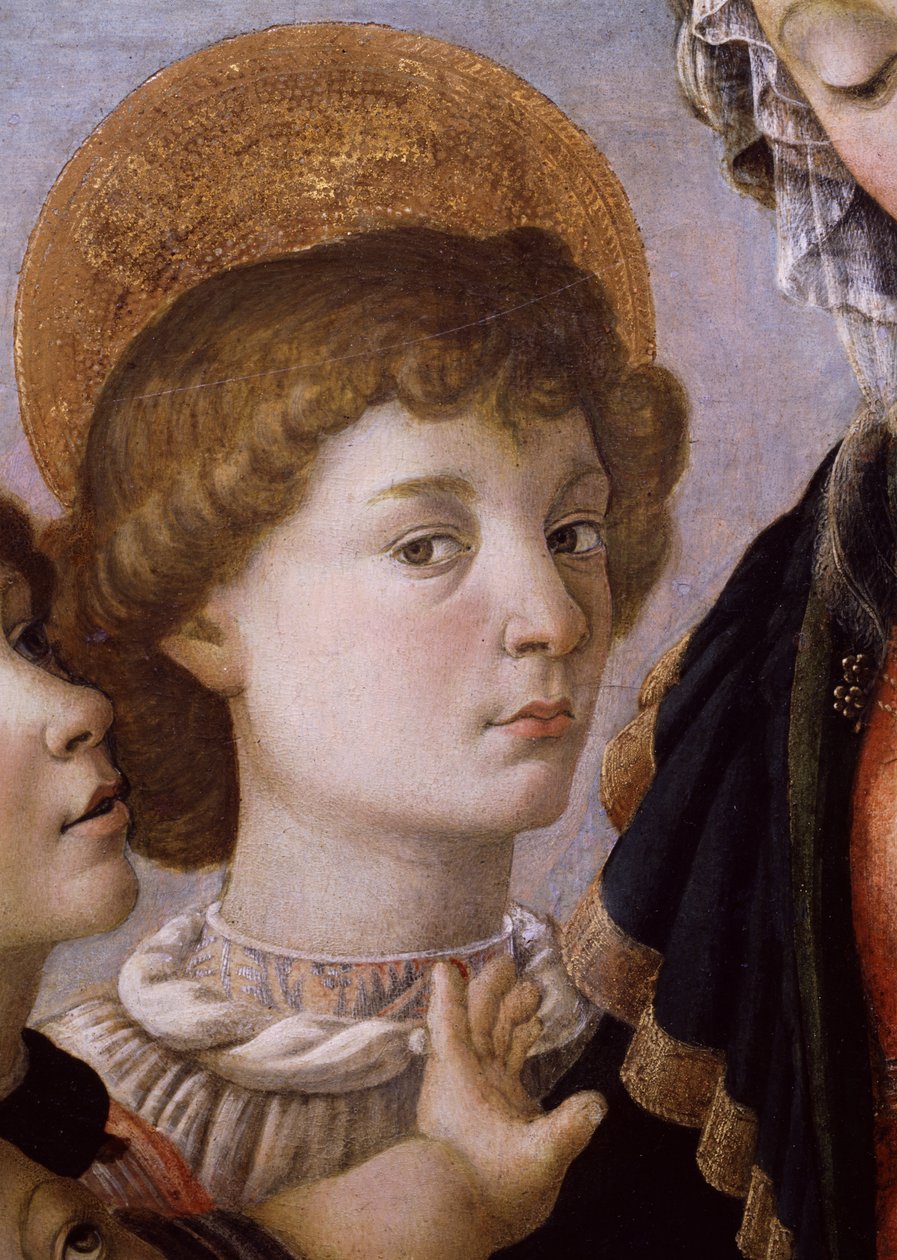 Heiliger Johannes von der Jungfrau und dem Kind von Sandro Botticelli