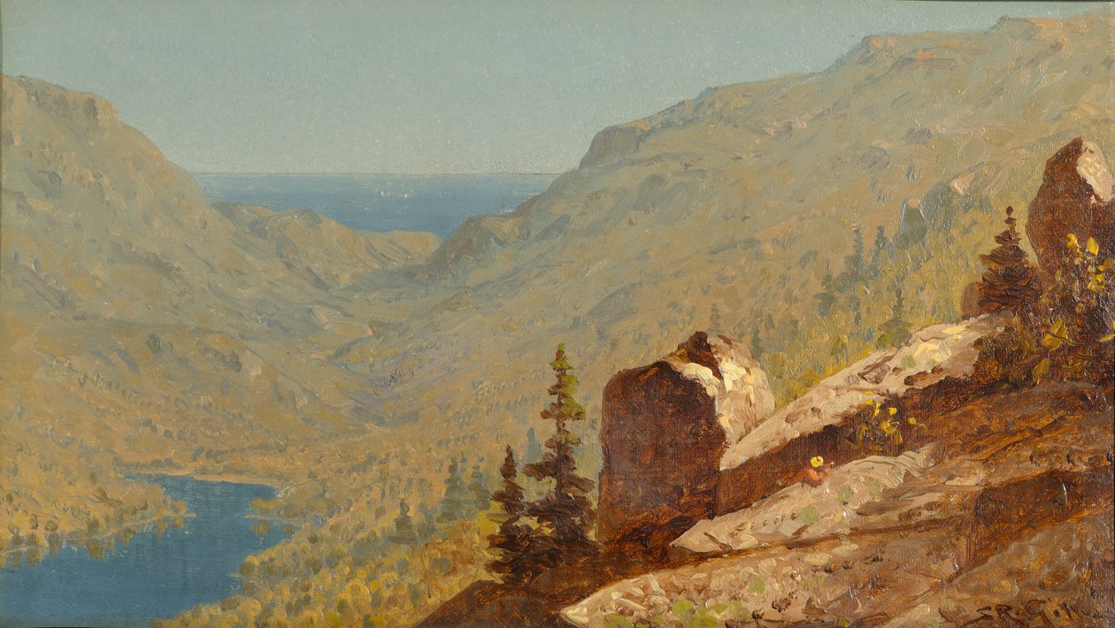 Eine Skizze am Mount Desert, Maine von Sanford Robinson Gifford