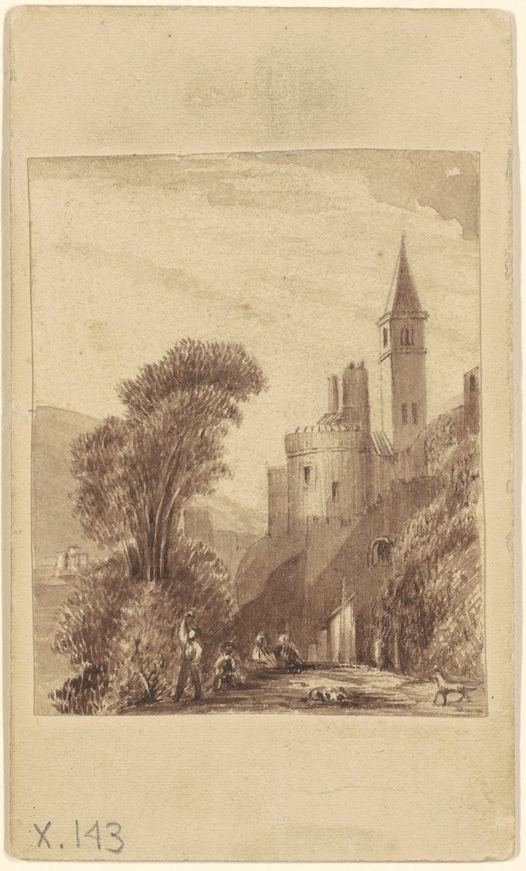 Schloss und Figuren von Sanford Robinson Gifford