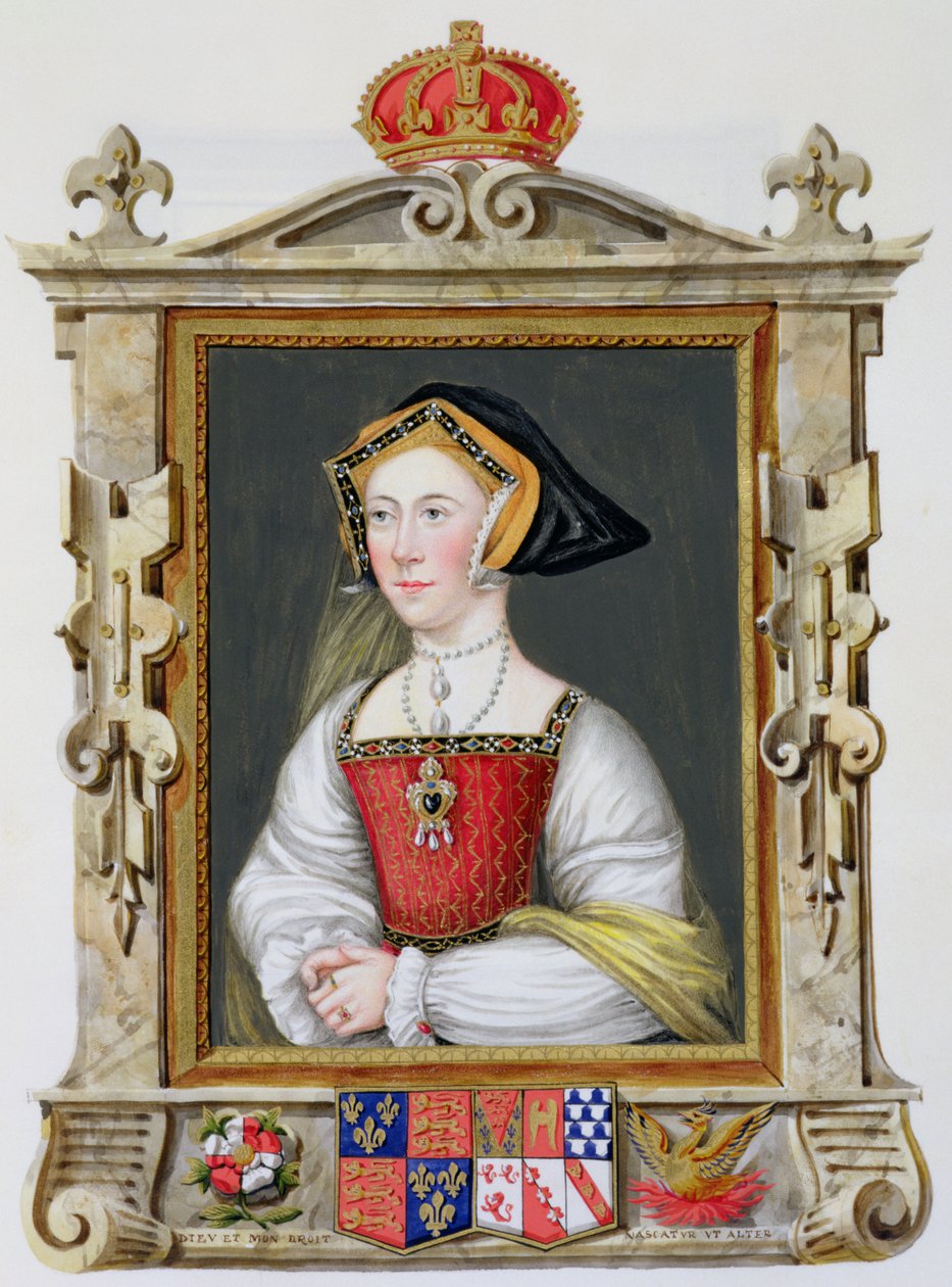 Porträt von Jane Seymour (ca. 1509-37), 3. Königin von Heinrich VIII, aus 