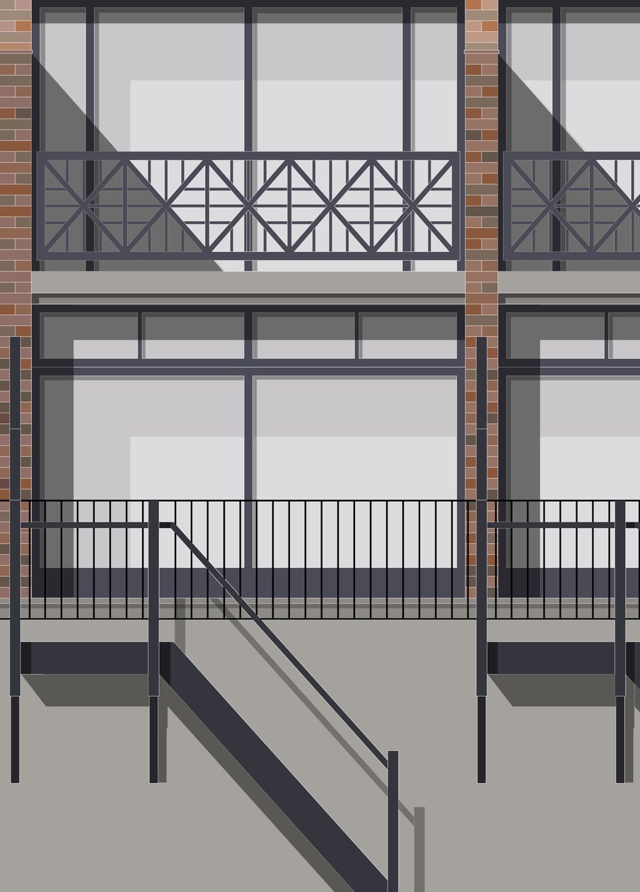 Mallard Place, 2018 von Sarah Evans