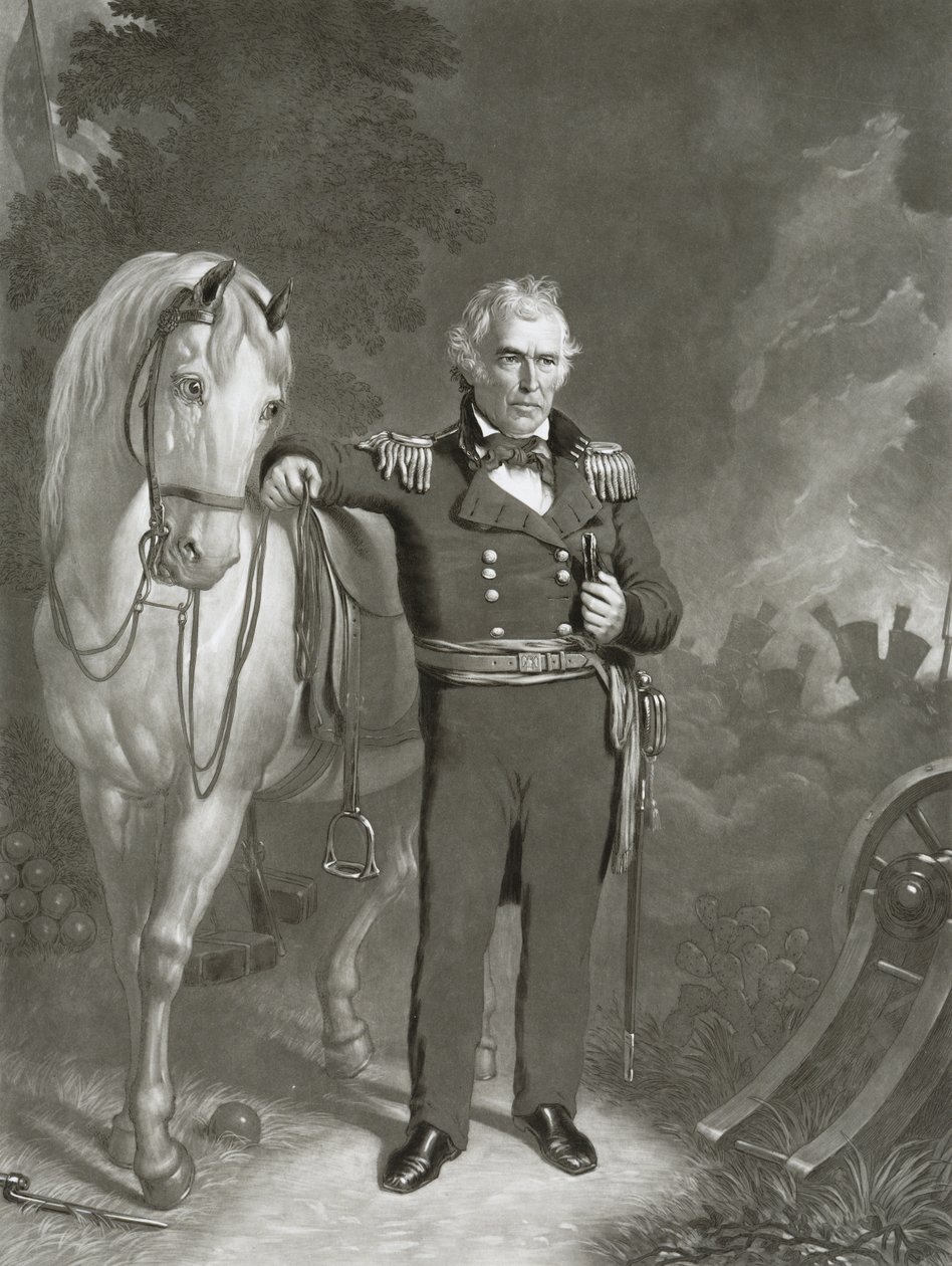 Generalmajor Zachary Taylor von Sartain and Sloanaker Sartain and Sloanaker