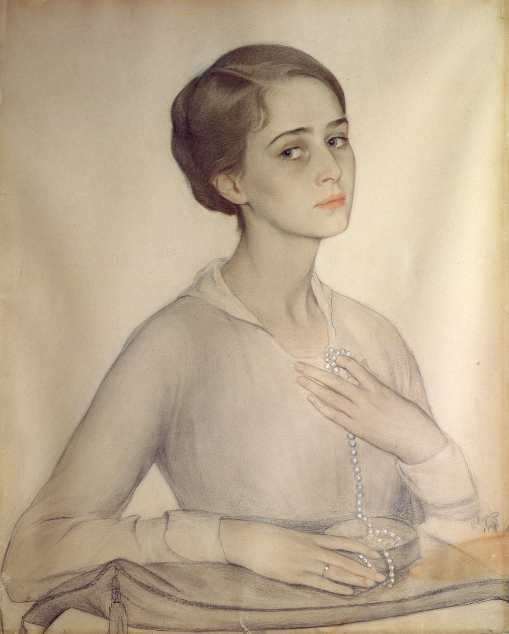 Porträt von Olga Spesivtseva von Savelij Abramovich Sorin