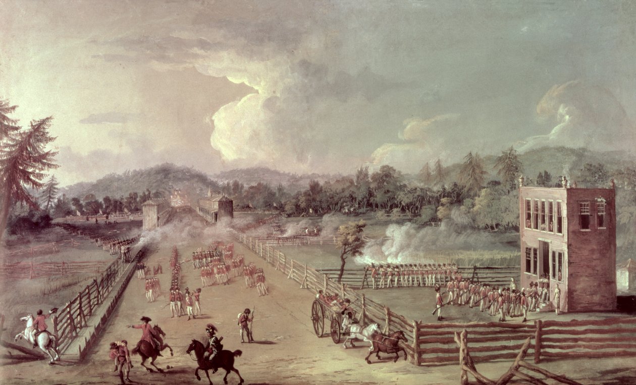 Die Schlacht von Germantown, 4. Oktober 1777 von Saviero Xavier della Gatta